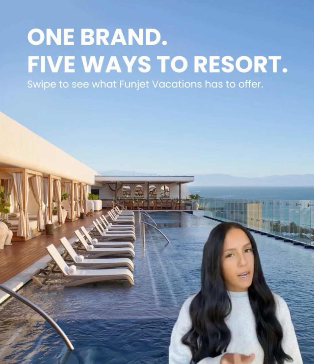 Resort options from Travel agent