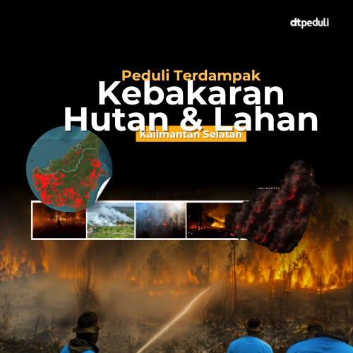 Peduli Terdampak Kebakaran Hutan dan Lahan
