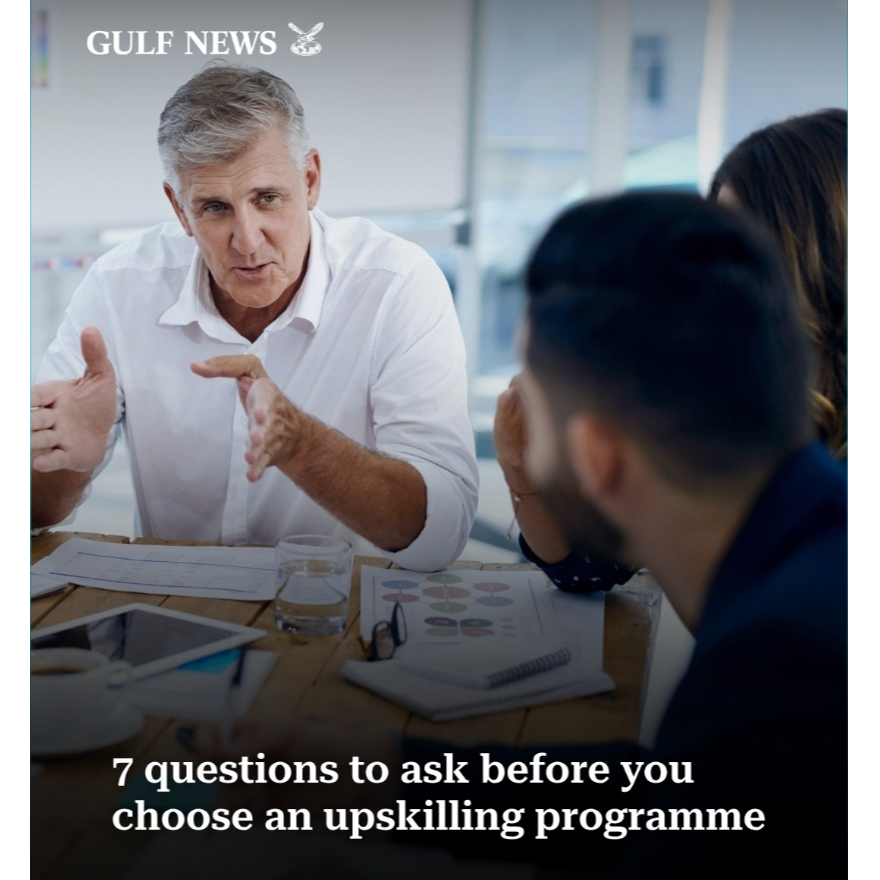 7 questions to ask before you choose an upskilling programme