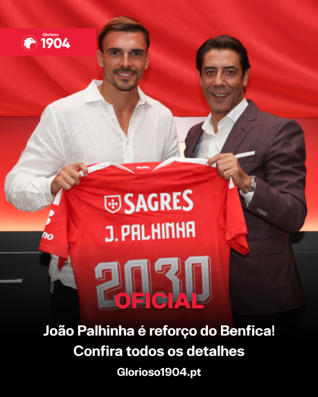 Oficial! Jo&atilde;o Palhinha &eacute; do Benfica: Saiba os valores do neg&oacute;cio