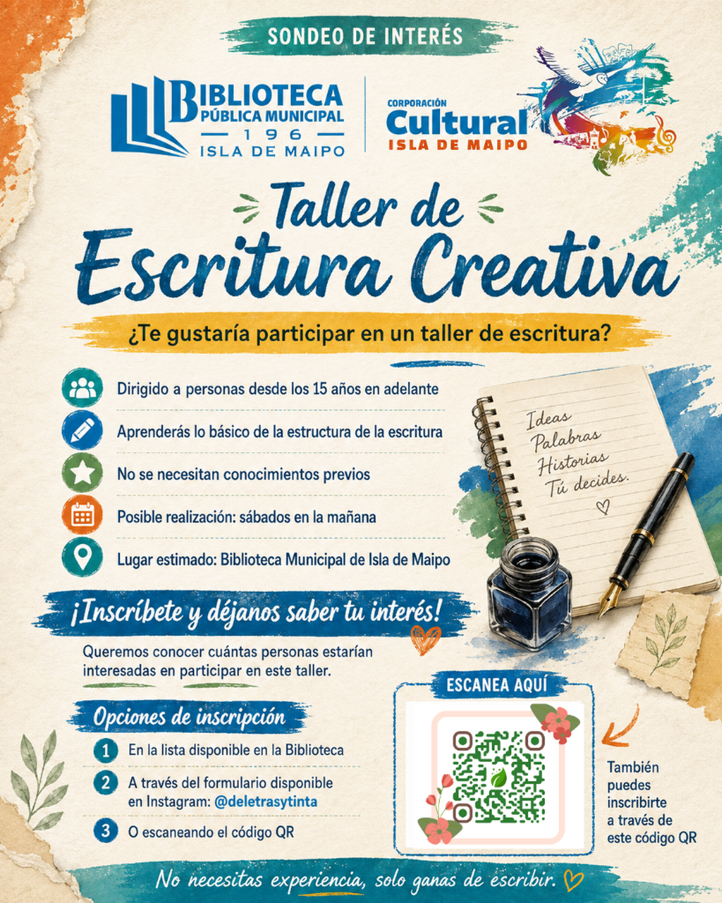 Sondeo Taller de Escritura Creativa 