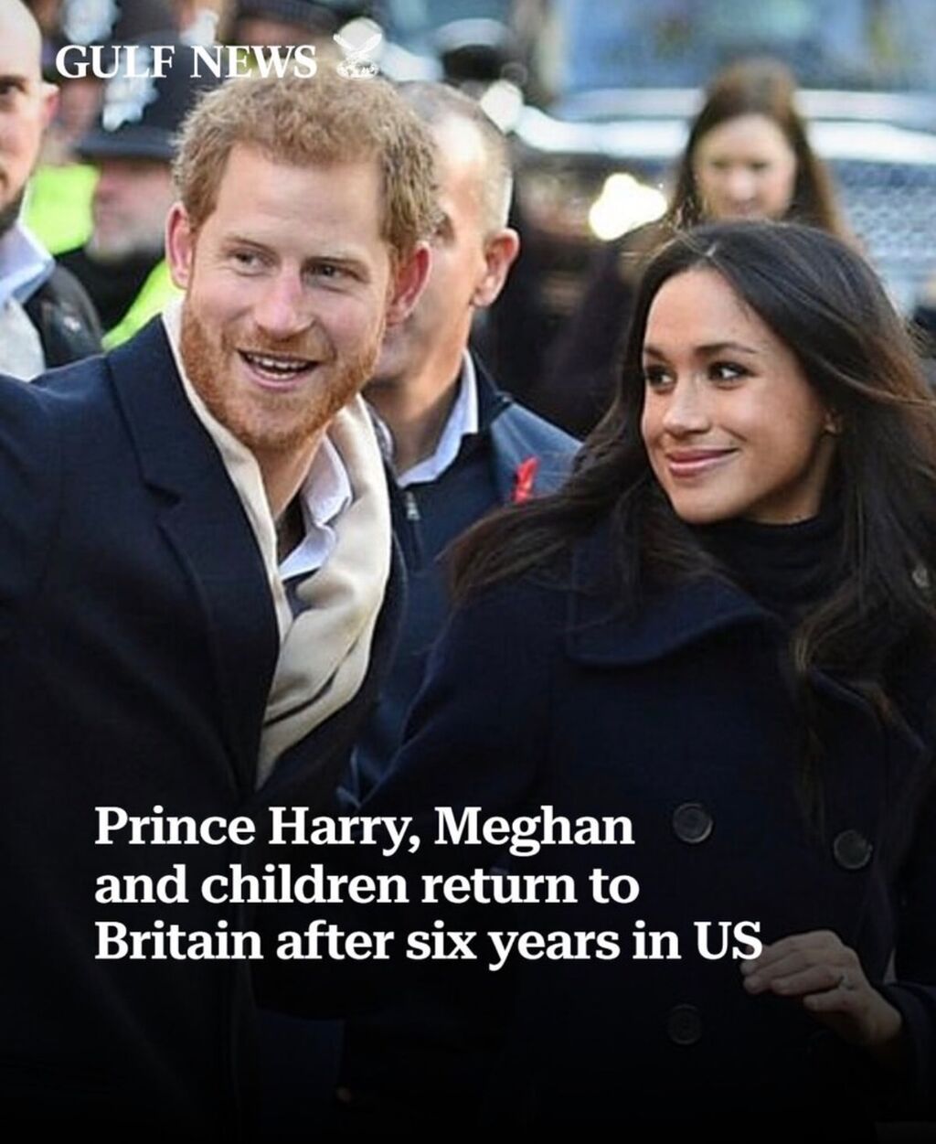 Prince Harry, Meghan and children return to Britain after six years in US