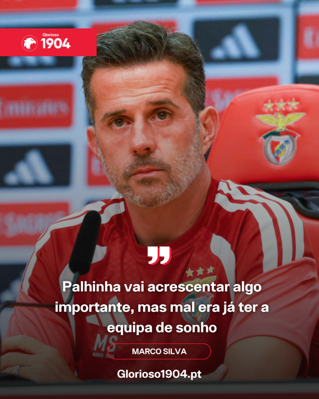 Palhinha, Circati e baixa de Aursnes: Tudo o que disse Marco Silva antes do Aarhus - Benfica