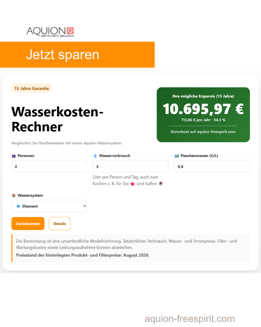 Wasserrechner