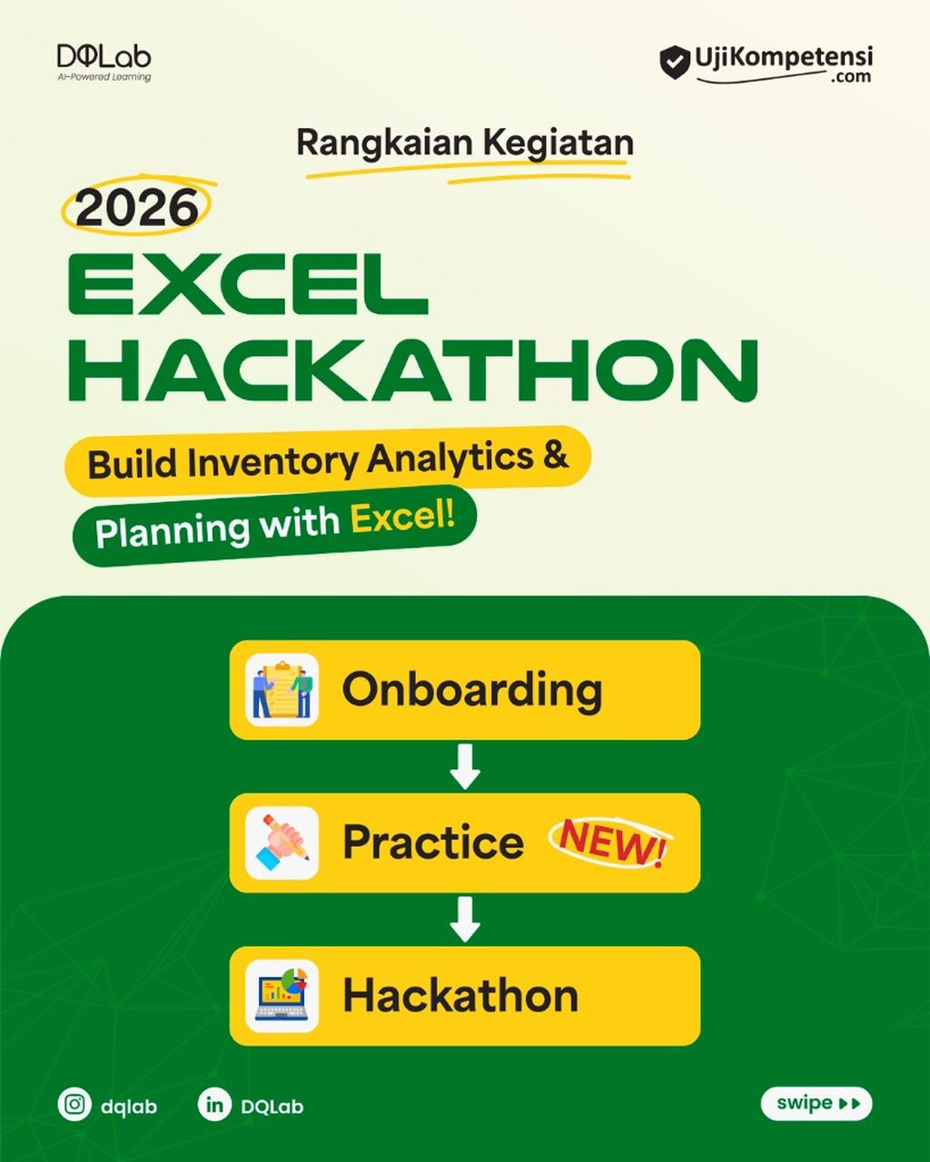 Latihan Olah Data Perusahaan dengan Excel, di Hackathon DQLab!