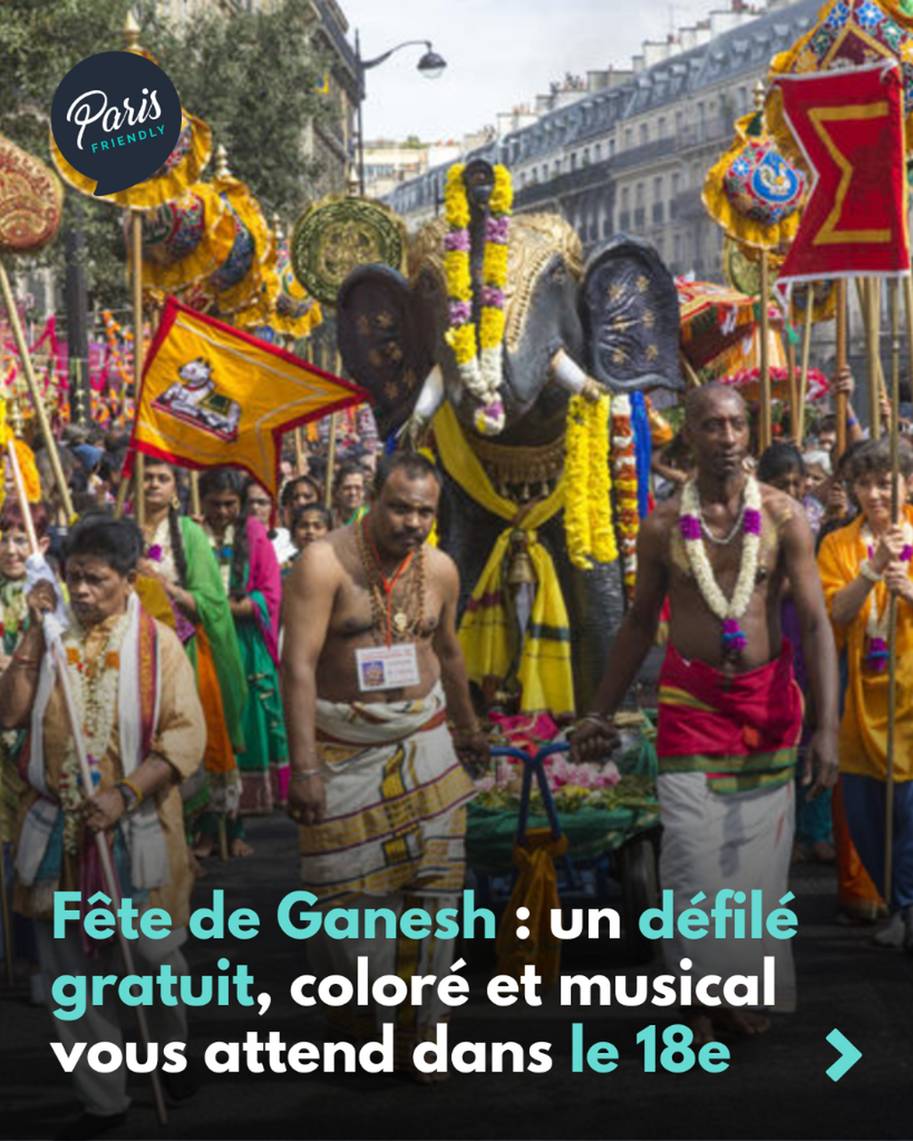 Dimanche, un char de 5 m&egrave;tres d&eacute;filera gratuitement dans les rues du 18e.