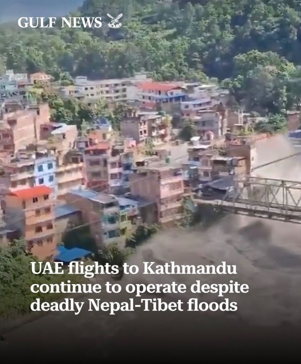 UAE flights to Kathmandu continue to operate despite deadly Nepal-Tibet floods