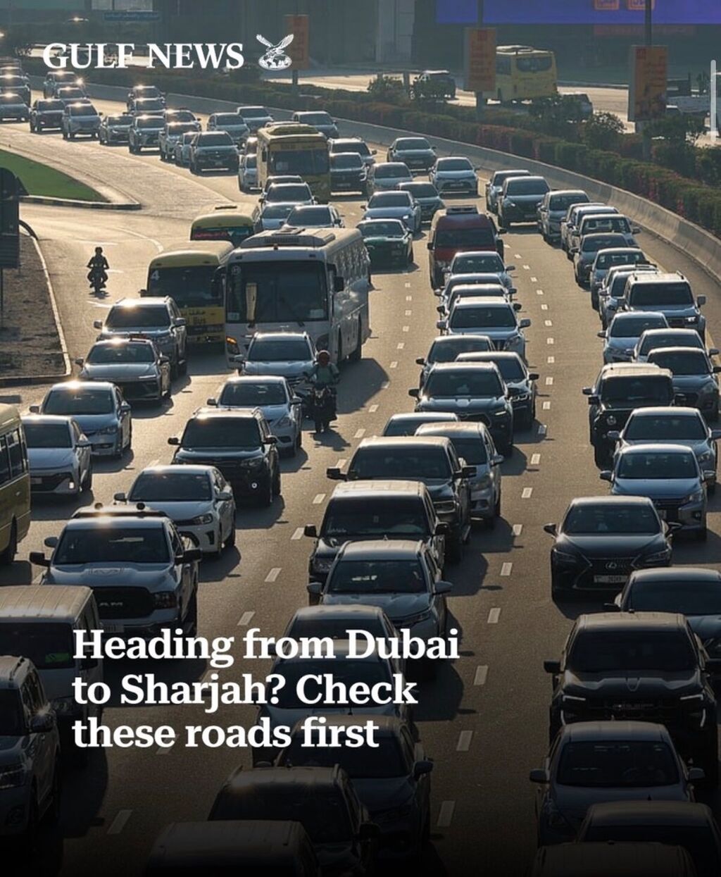 Heading from Dubai to Sharjah? Check these roads first