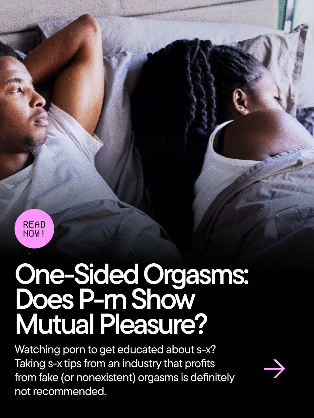 P*rn shows a lot, but one thing mainstream...