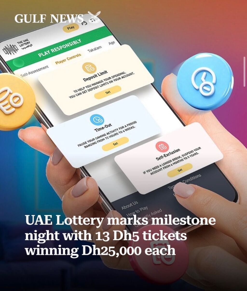 UAE Lottery marks milestone night with 13 Dh5 tickets winning Dh25,000 each