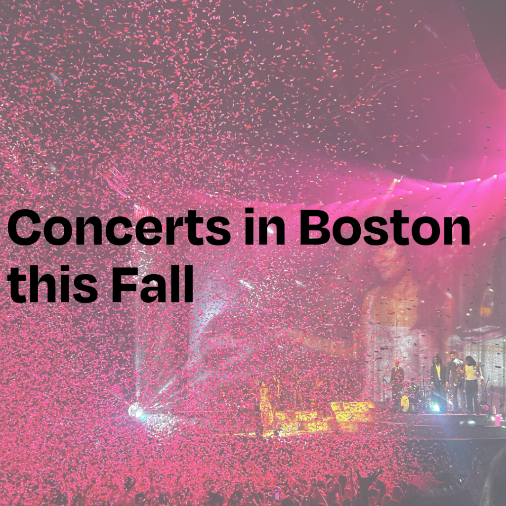 Concerts in Boston this Fall 