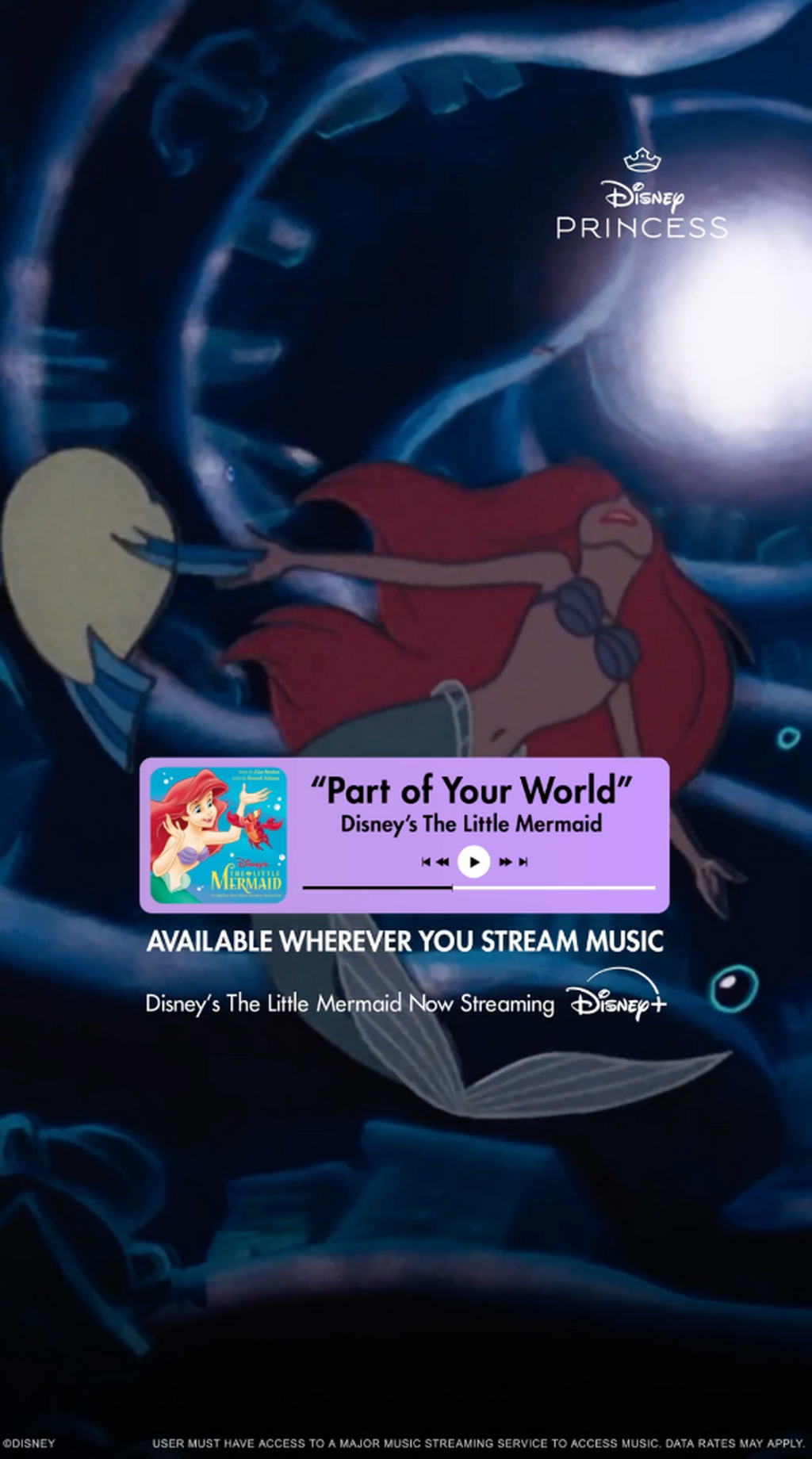 STREAM 'DISNEY PRINCESS' PLAYLIST HERE
