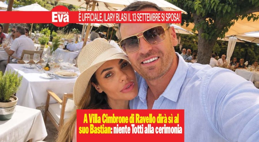 Ilary Blasi e Bastian Muller: nozze in Costiera Amalfitana