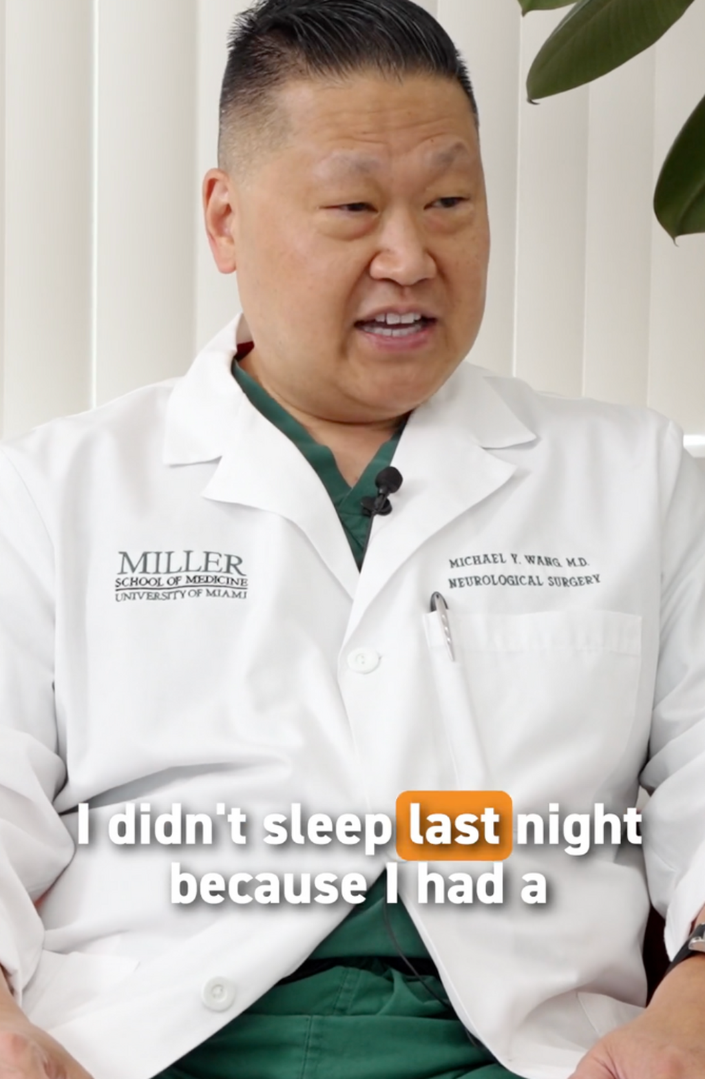Q&A with spine surgeon Dr. Michael Wang: New technology, early intervention, healthy aging and more