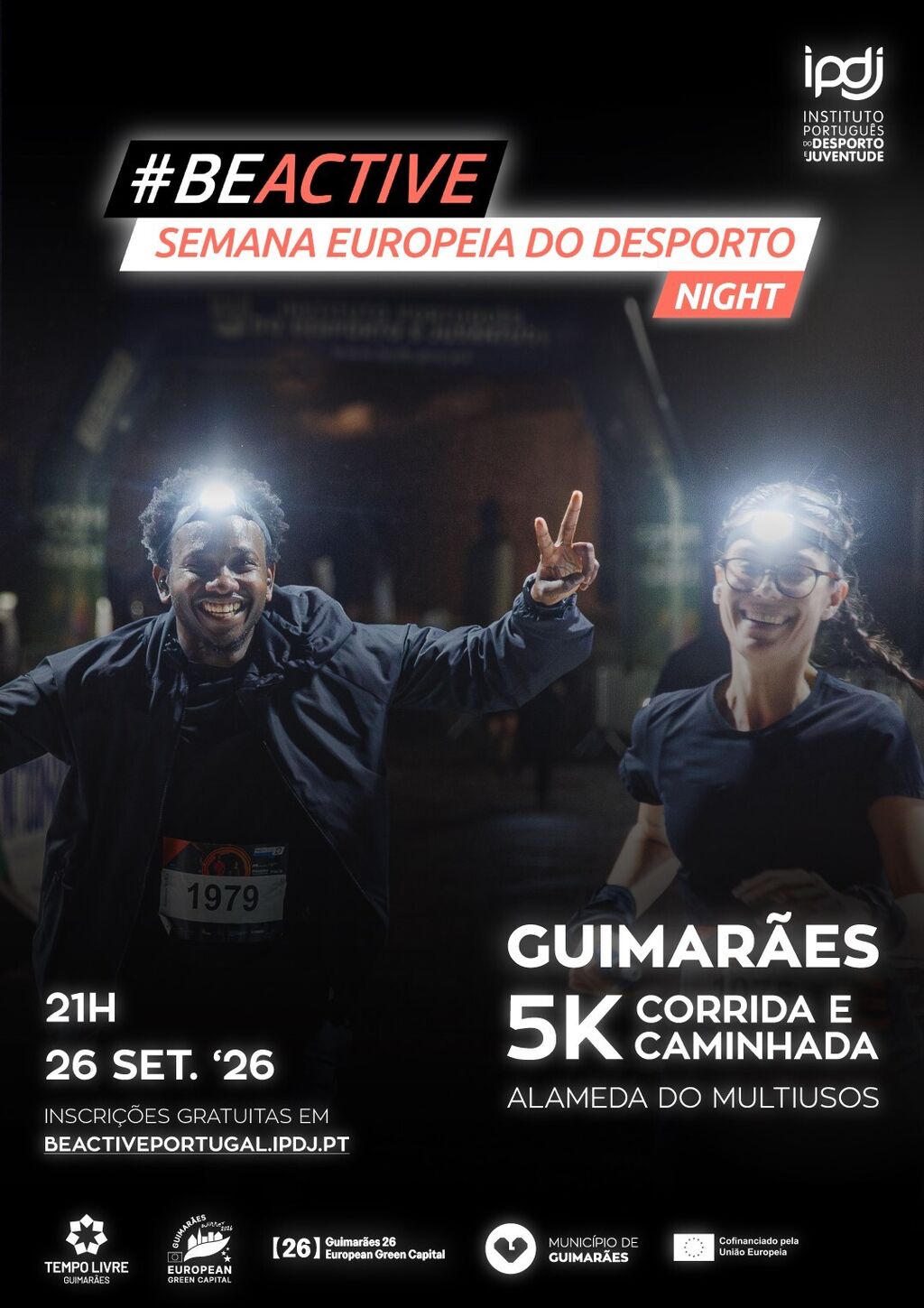 Inscri&ccedil;&otilde;es abertas para a BeActive Night Run em Guimar&atilde;es