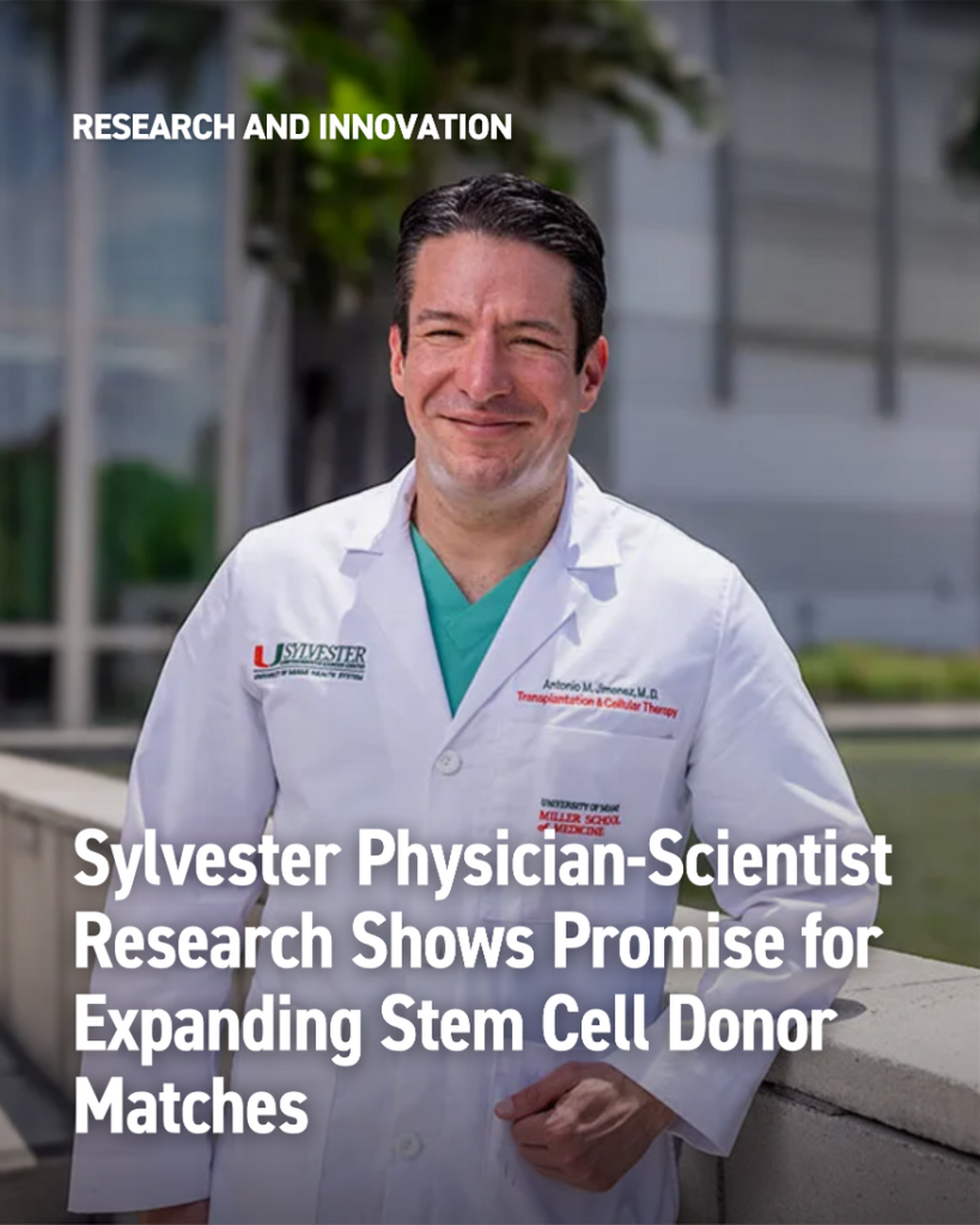 Study Points to Broader Stem Cell Donor Options for Blood Cancer Patients - InventUM