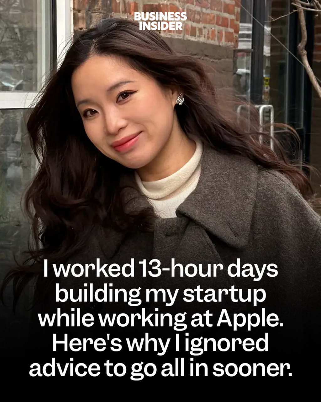 I worked 13-hour days building my startup while working at Apple. Here's why I ignored advice to go all in sooner.