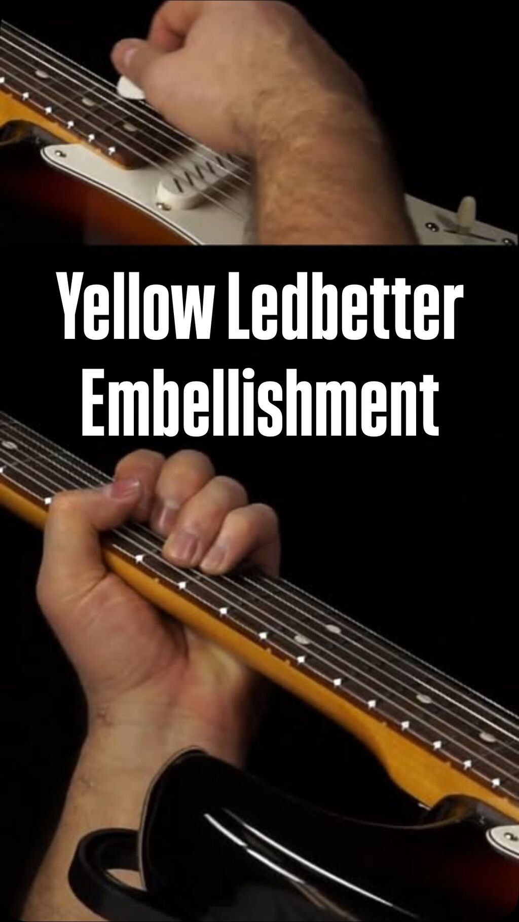 Simple Yellow Ledbetter Chord Embellishment