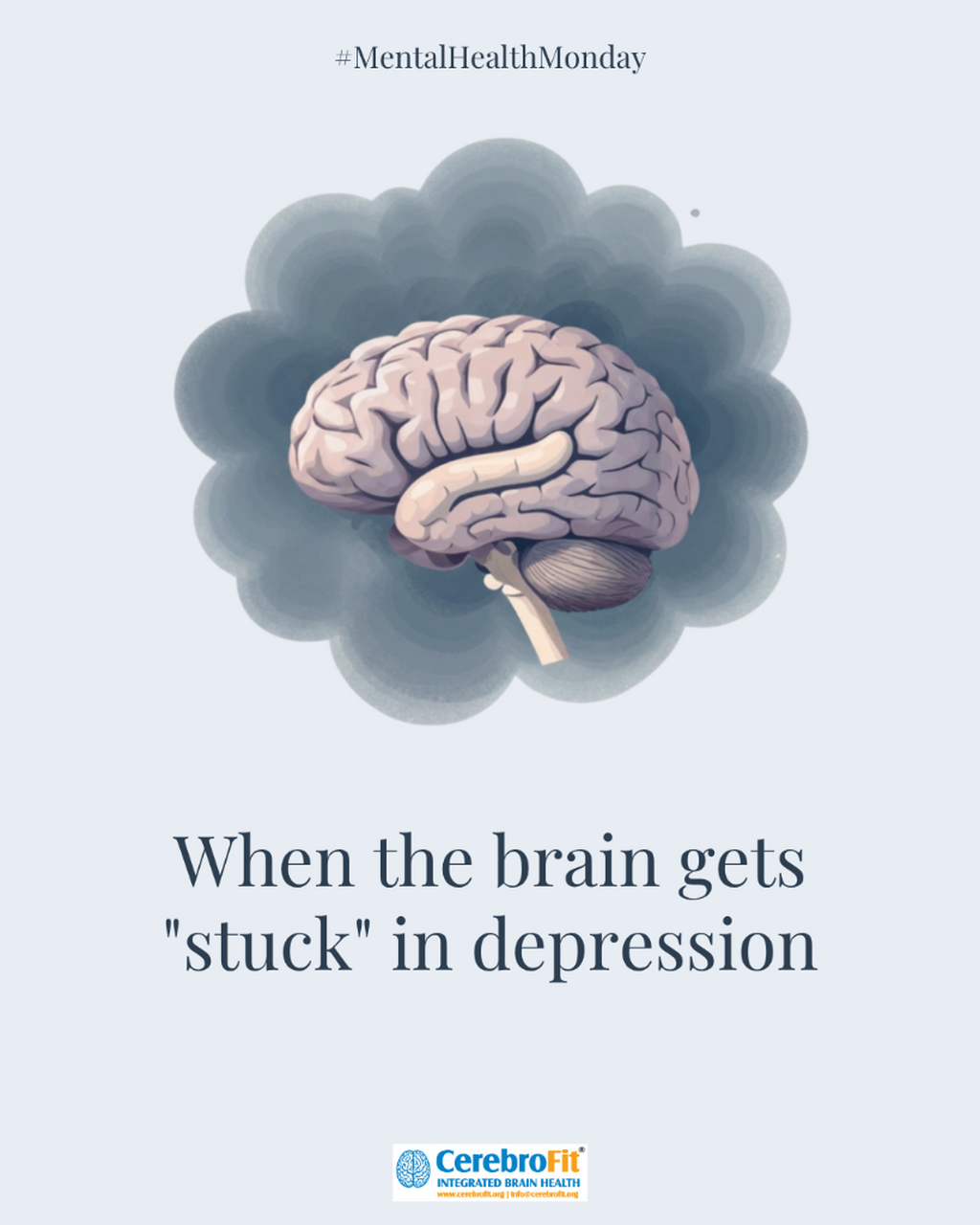 When the brain gets "stuck" in depression