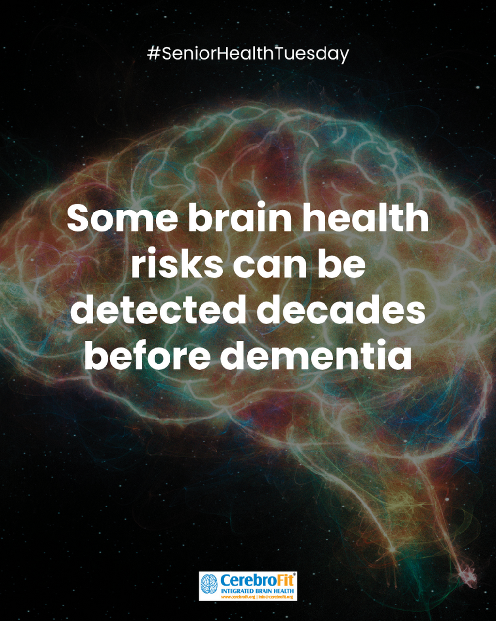 Some brain health risks can be detected decades before dementia
