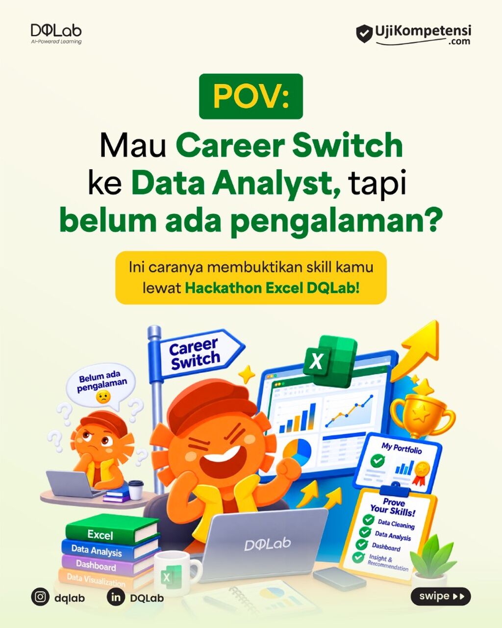 Hackathon Excel DQLab, Bekal Switch Career untuk Data Analyst!