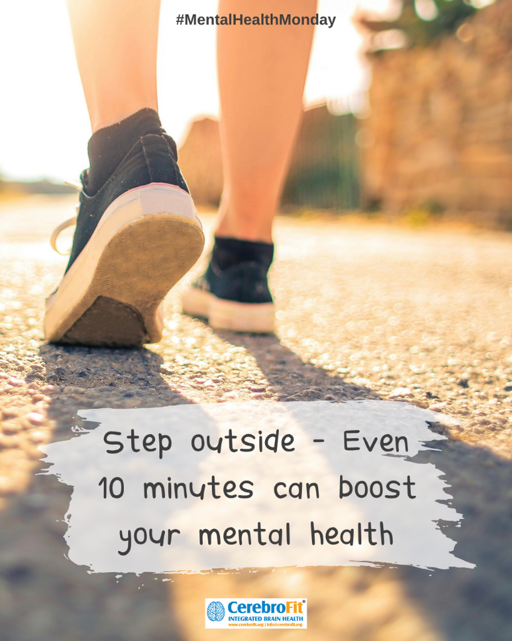 Step outside&mdash;Even 10 minutes can boost your mental health