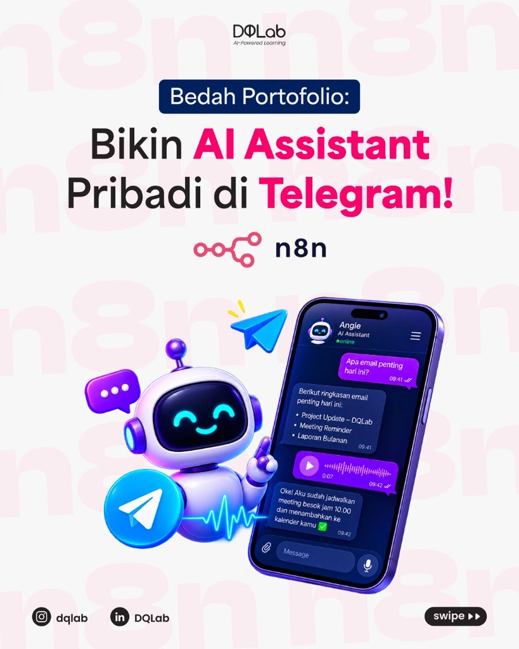 Bangun Portofolio AI Assistant di Telegram Bareng DQLab!