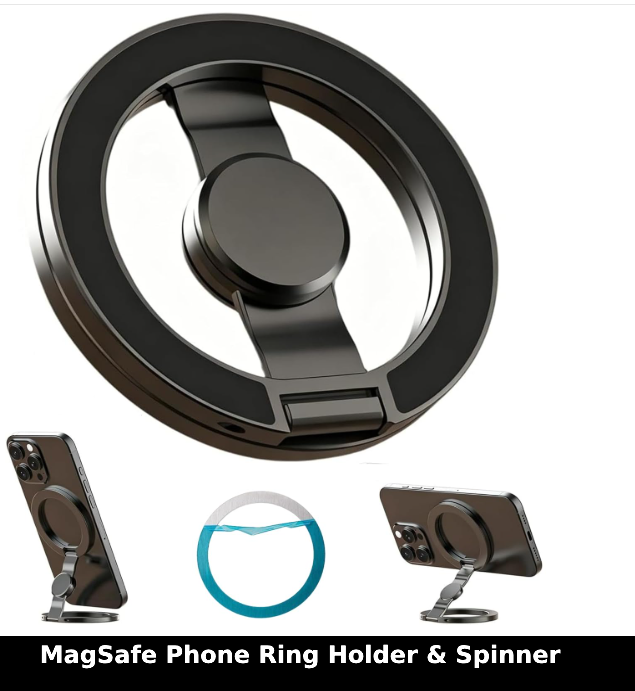 MagSafe Phone Ring Holder & Spinner 