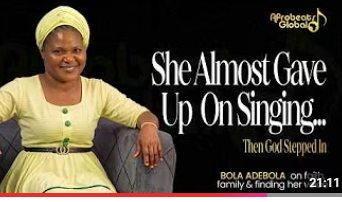 She almost gave up on singing