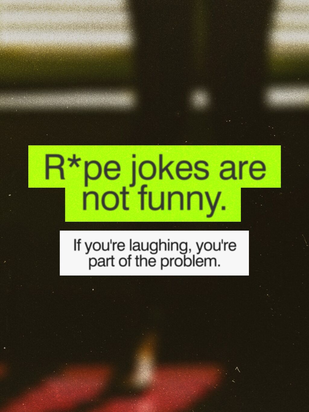 🚨TRIGGER WARNING🚨 R*pe culture is a serious issue,...