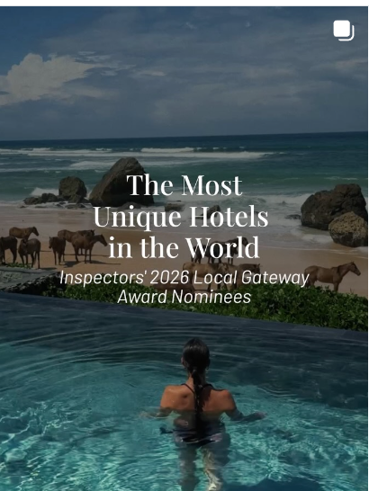 Five of the World&rsquo;s Most Unique Hotels Named for Inspectors&rsquo; 2026 'Gateway' Award