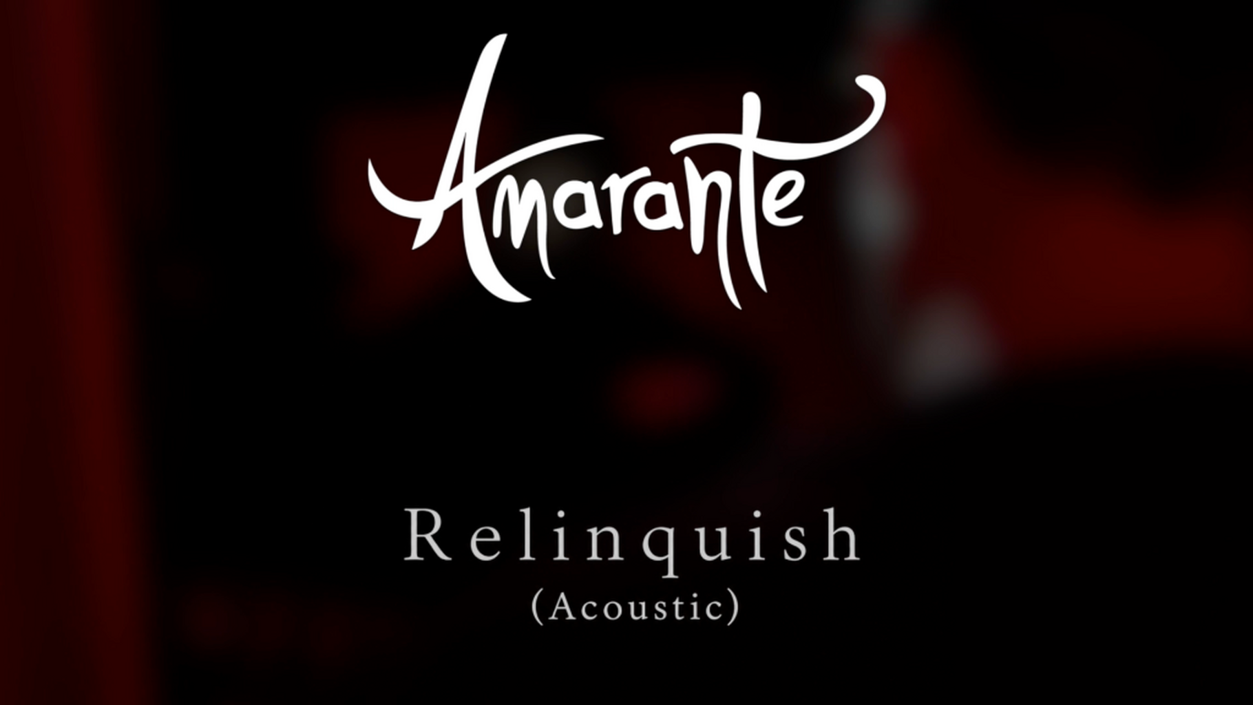 Relinquish (Acoustic) - YOUTUBE