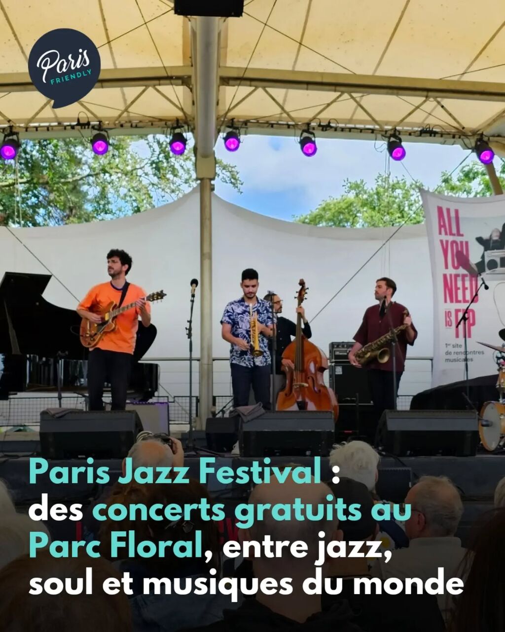 Du jazz gratuit, des jardins et 13 concerts : votre dimanche vient de trouver sa bande-son.