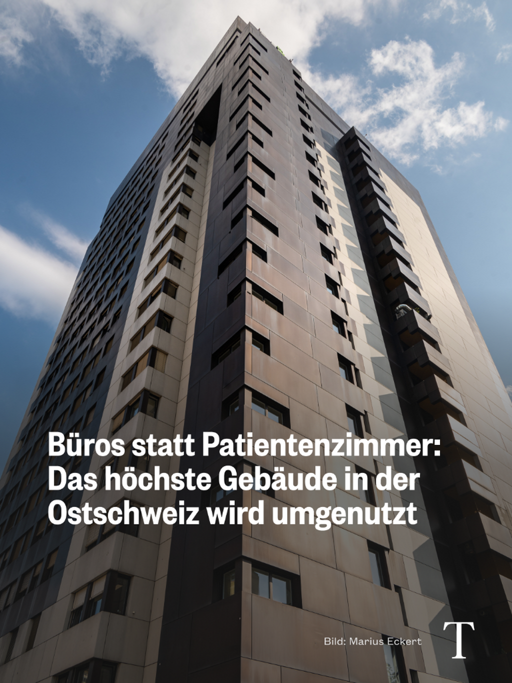 Das h&ouml;chste Geb&auml;ude in der Ostschweiz wird umgenutzt