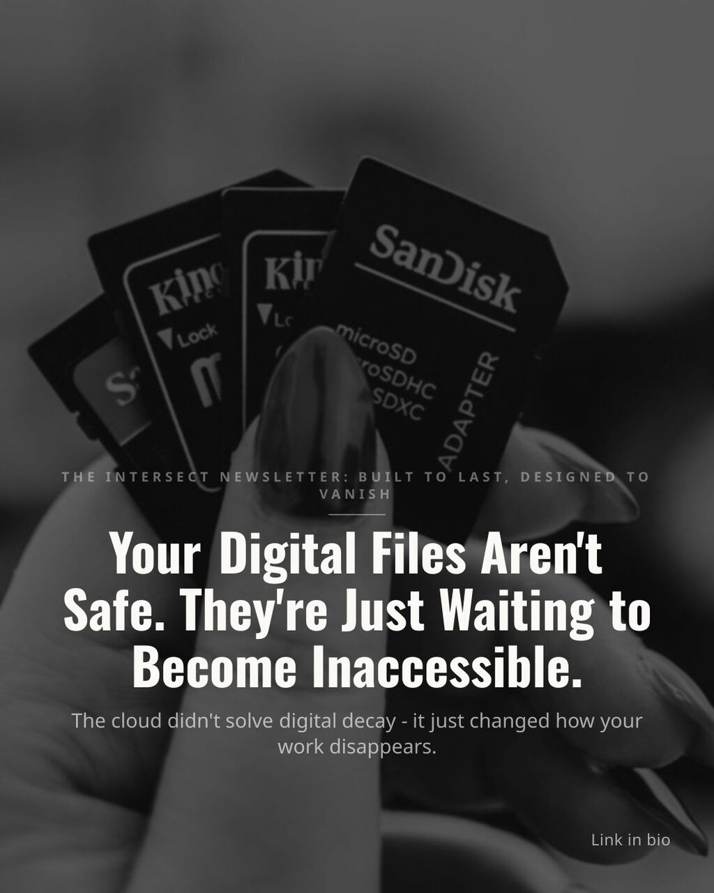 I have a drawer full of broken hard drives. 🖥️