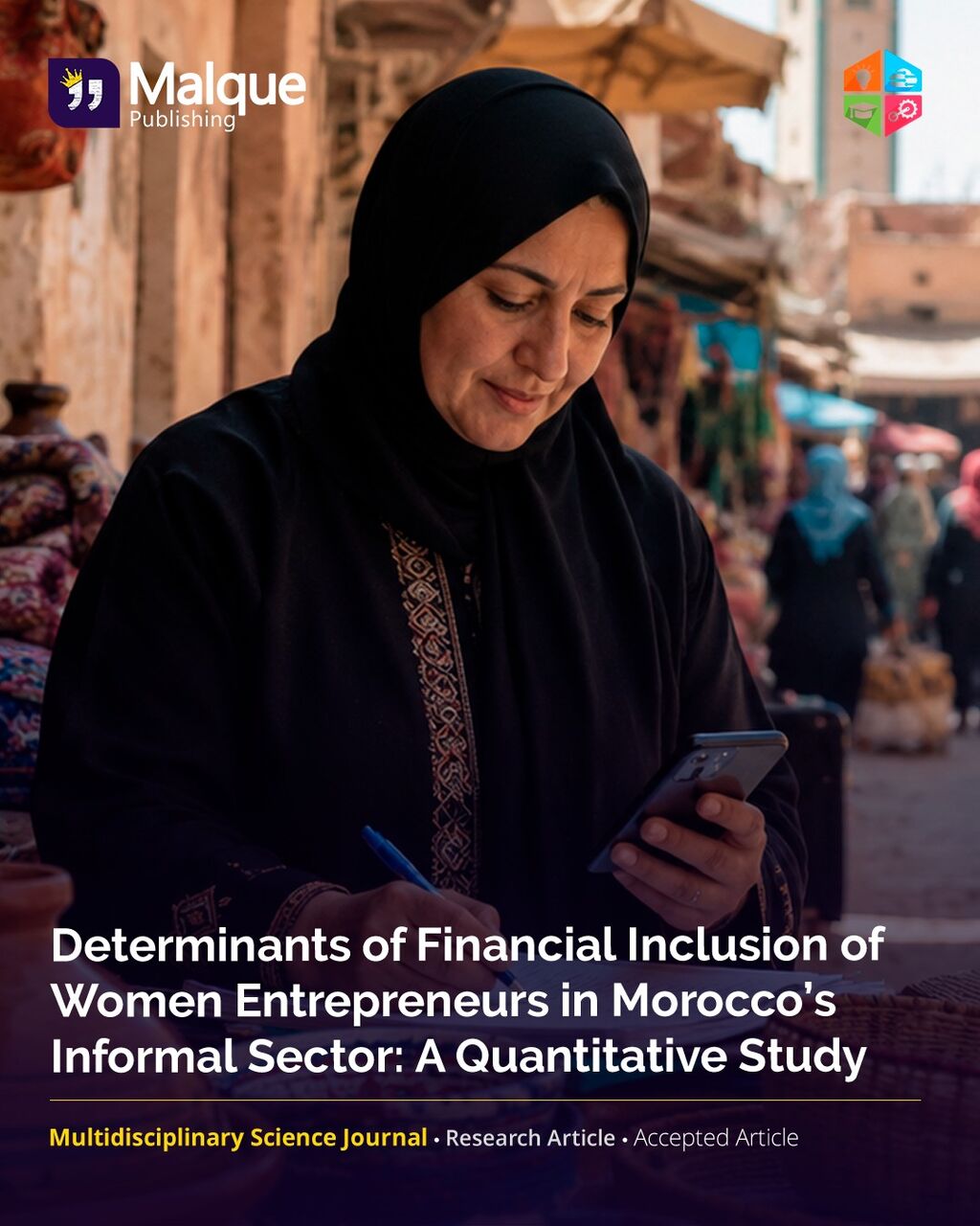 Imagine a woman entrepreneur who has run her own business for 15 years &mdash; but has never had a bank account. 📱💰