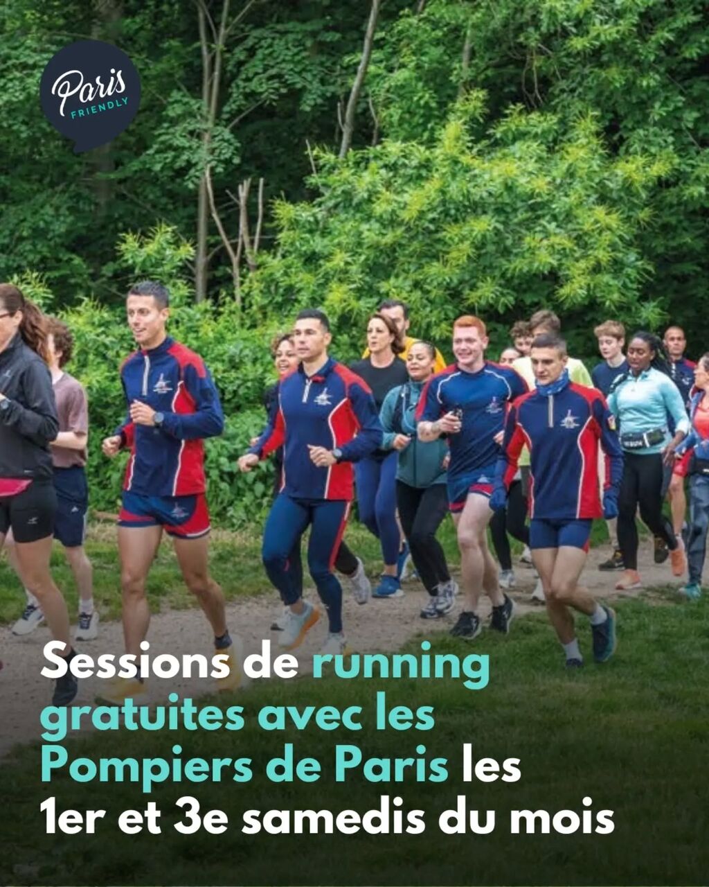Running gratuit avec les pompiers, 1h en for&ecirc;t &agrave; Clamart samedi.