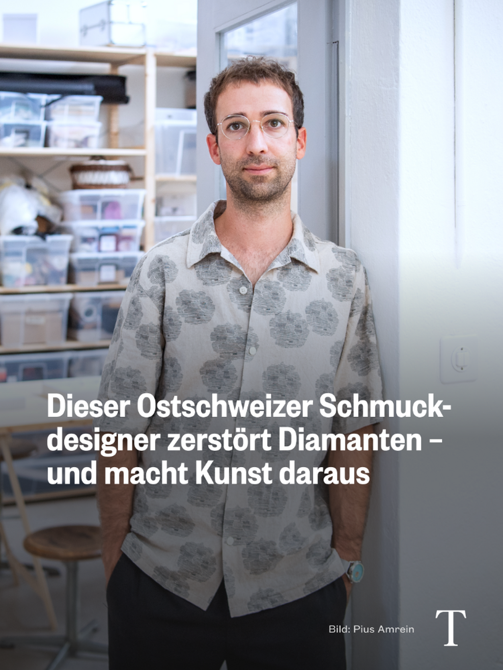 Dieser Ostschweizer Schmuckdesigner zerst&ouml;rt Diamanten &ndash; und macht Kunst daraus