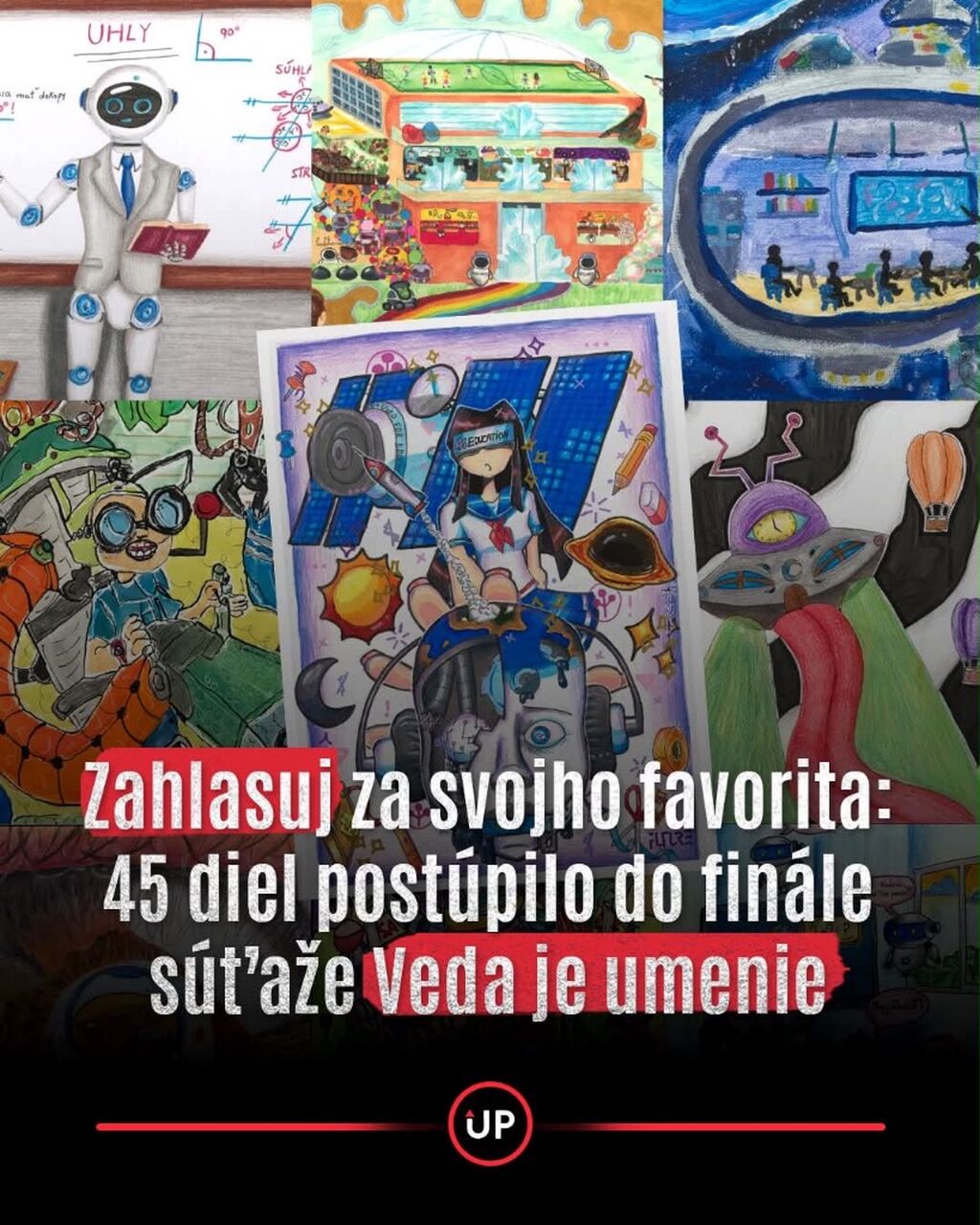 Online hlasovanie - s&uacute;ťaž veda je umenie 