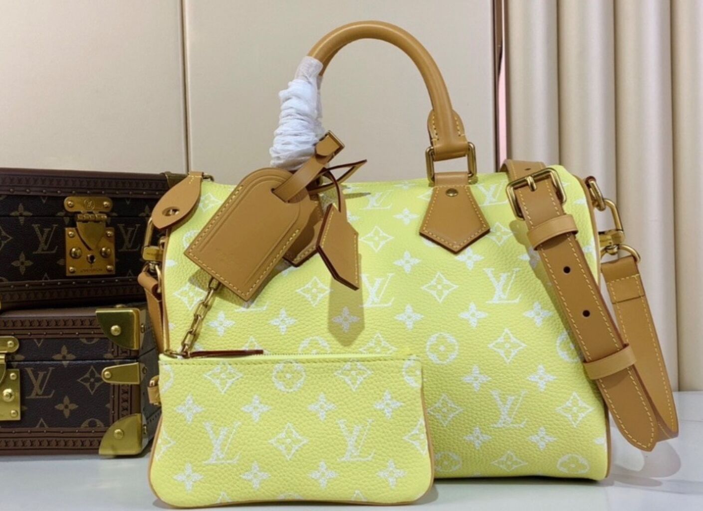 Pastel Yellow Designer speedy 