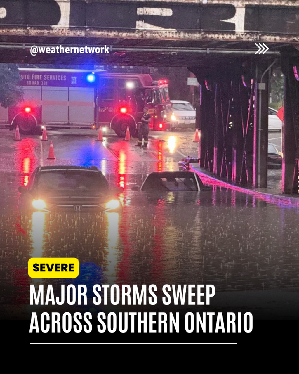 Severe storms move through southern Ontario