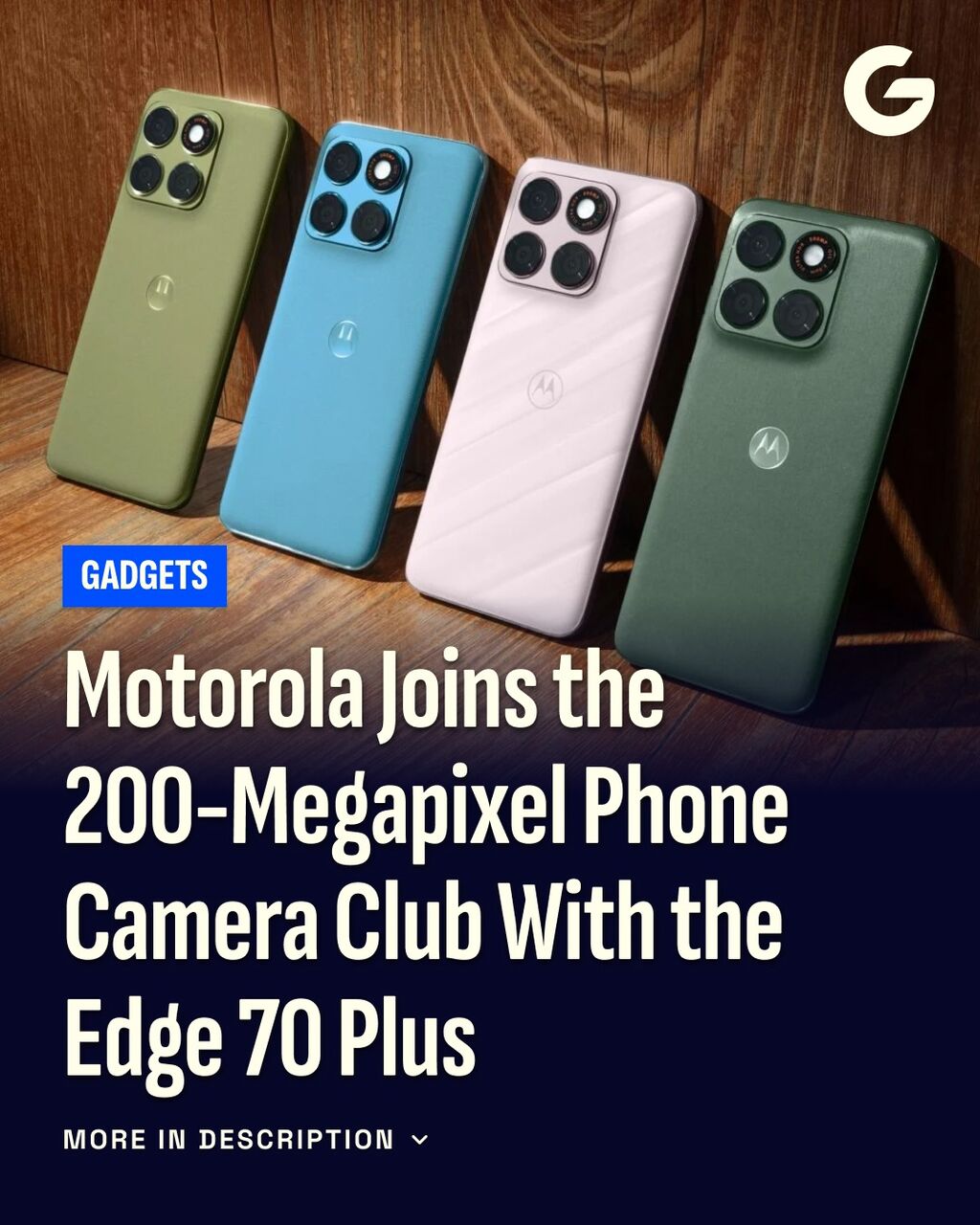 Motorola Joins the 200-Megapixel Phone Camera Club With the Edge 70 Plus