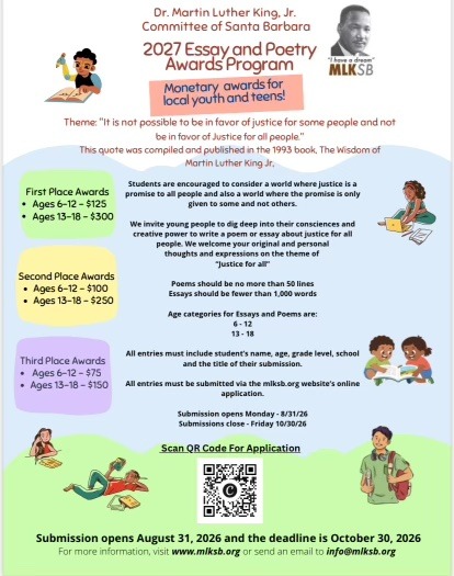 2027 MLK Essay and Poetry Awards Program