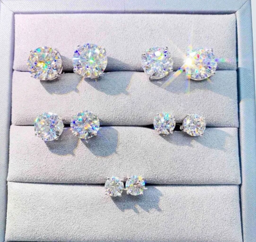 Diamond earrings