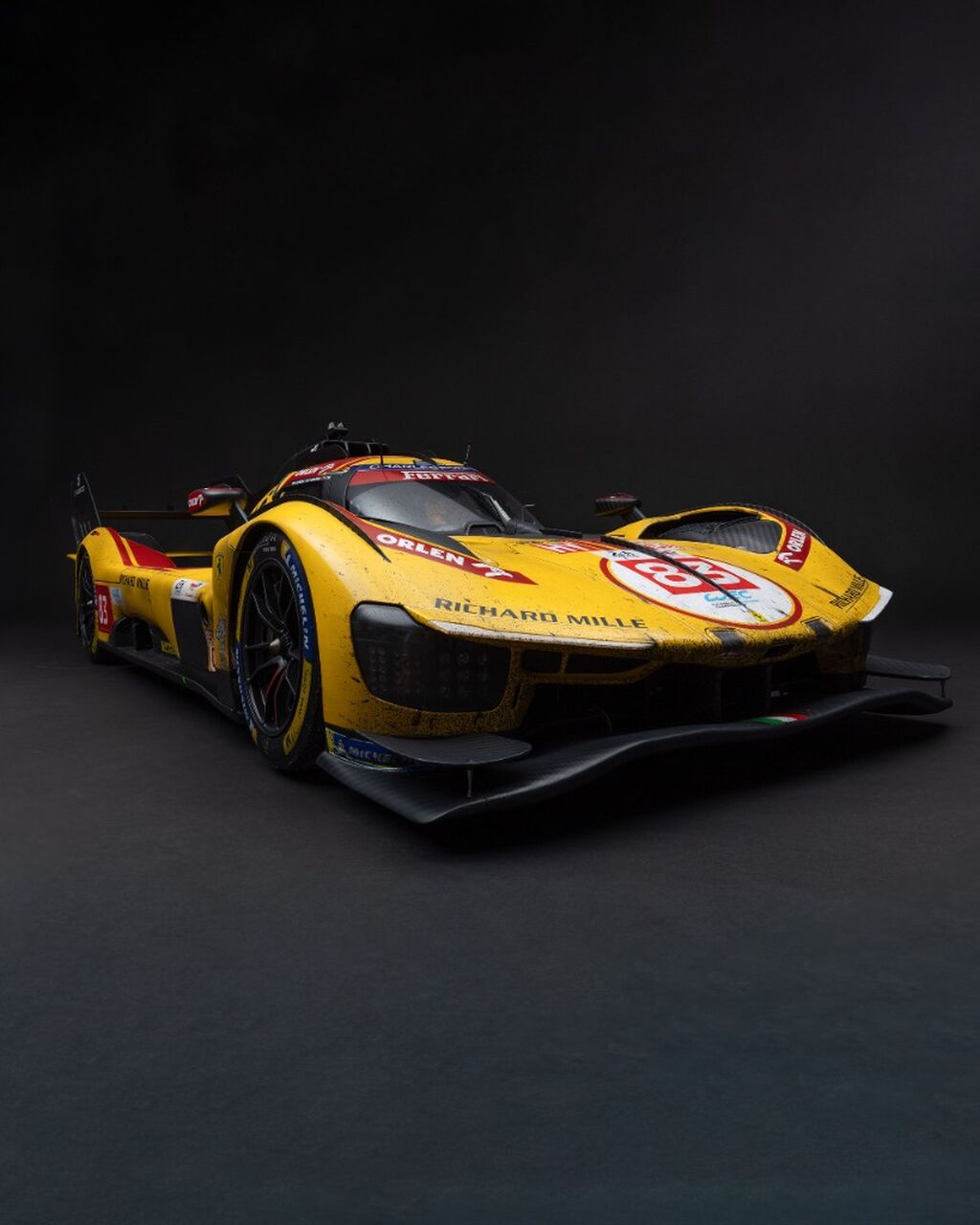 Ferrari 499P - Hypercar #83 - 2025 Le Mans Winner - Race Weathered - 1:5 scale