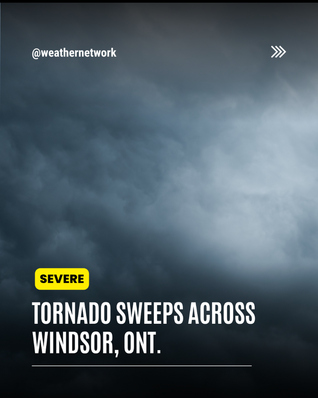 Tornado sweeps through Windsor, Ont.