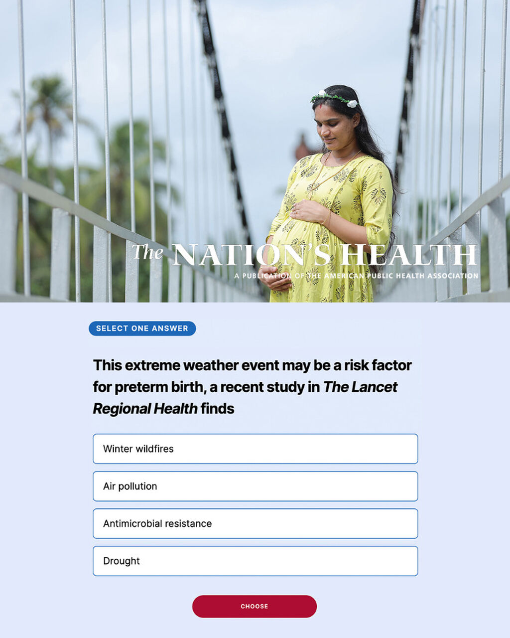 Public Health News Quiz