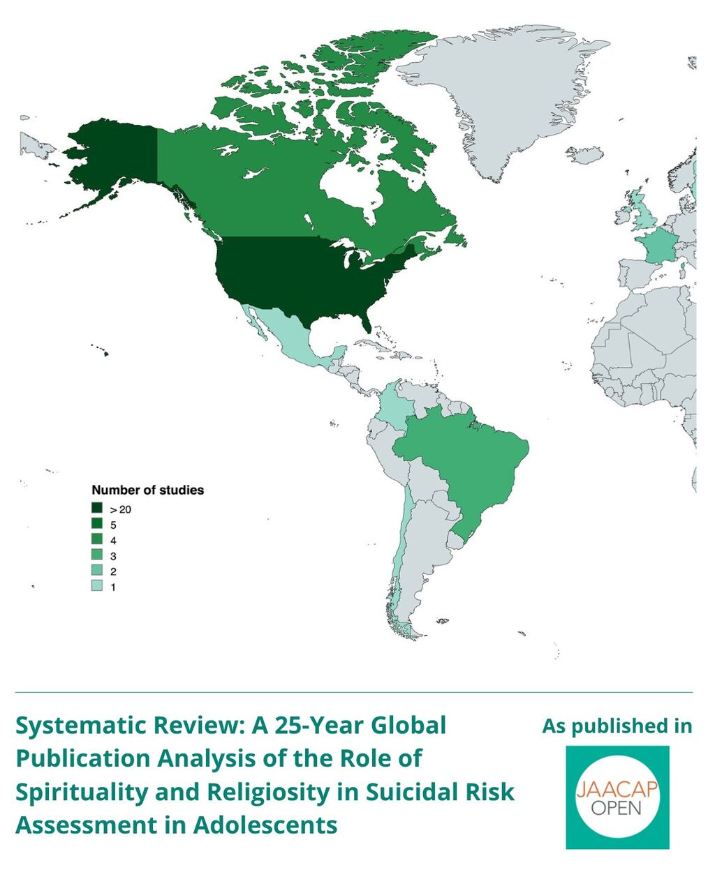 Systematic Review: A 25-Year Global Publication Analysis of the Role of Spirituality and Religiosity in Suicidal Risk Assessment in Adolescents