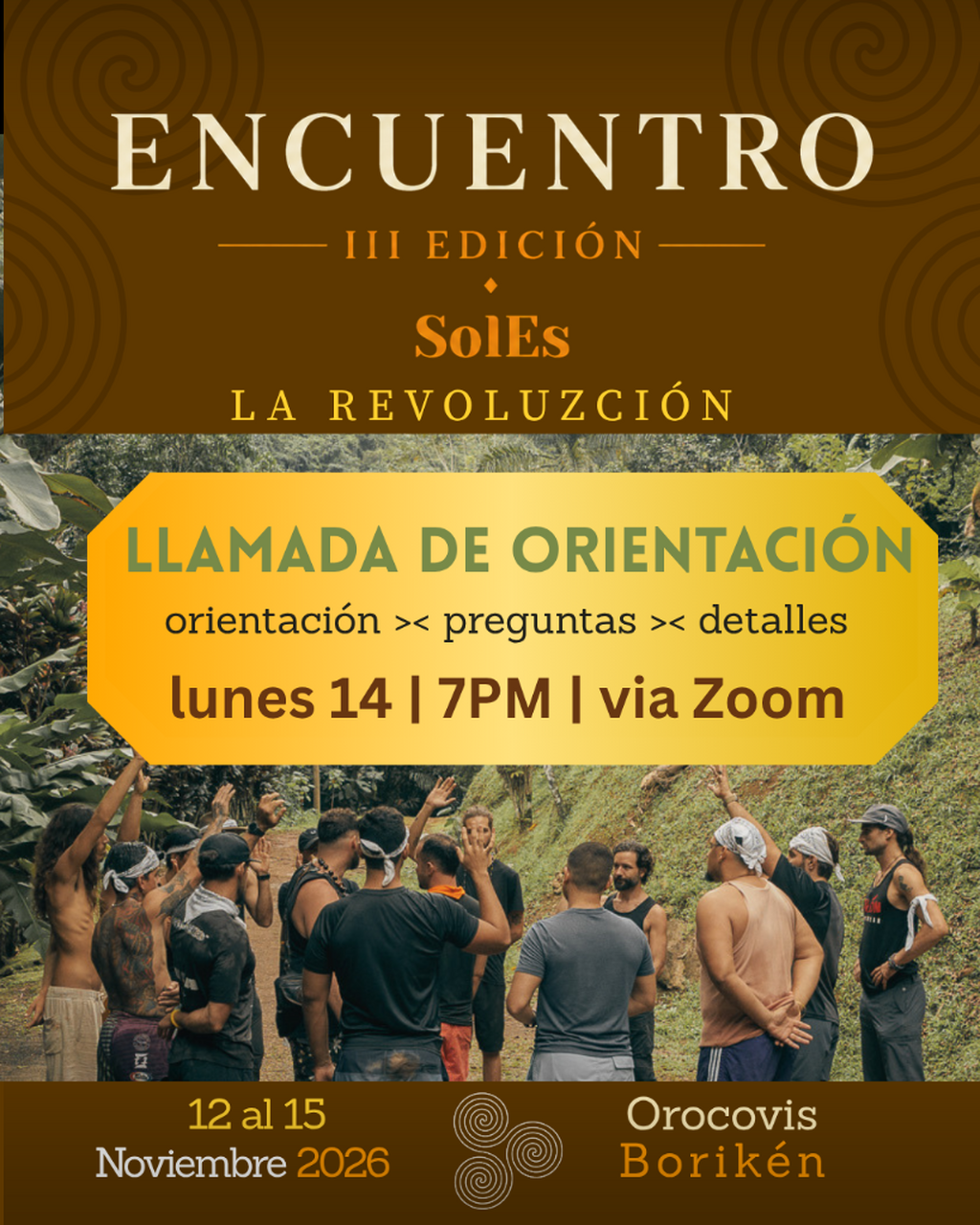 Llamada de Orientaci&oacute;n - Encuentro 3 - 14 septiembre