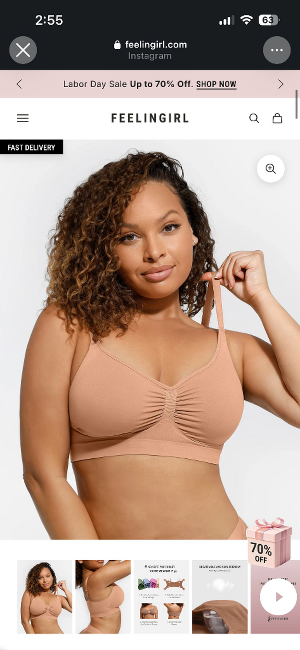 BRA from Feelin Girl official!!! Code BB15 at checkout for 15% off!!!